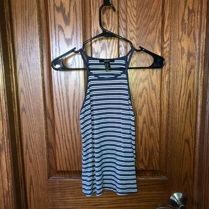 Striped Halter Tank Top
